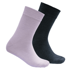 Ponožky Devold Daily Merino Light Sock 2PK Kid 167A ORCHID MIX