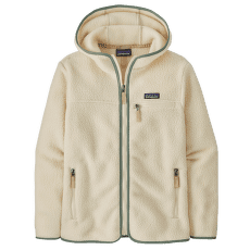 Mikina Patagonia Retro Pile Hoody Women Natural w/Ellwood Green