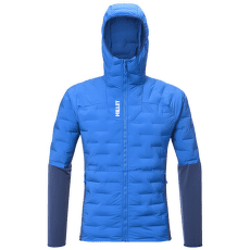 Bunda Millet M WHITE HYBRID HOODIE MEN ICON BLUE/DARK DENIM