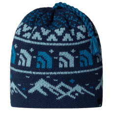 Čepice The North Face CABIN SKI TUKE HMR SUMMIT NAVY JACQUARD/TASSEL