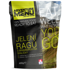 Strava Adventure Menu Jelení ragú s bramborovými špalíčky