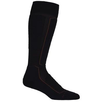 Podkolenky Icebreaker Ski+ Medium OTC Men BLACK/ROYAL NAVY/ESPRESSO