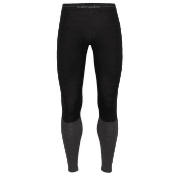 Legíny Icebreaker 200 ZoneKnit Leggings Men BLACK/JET HTHR/CB