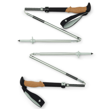 Hole Black Diamond PURSUIT FLZ TREKKING POLES Black-Foam Green