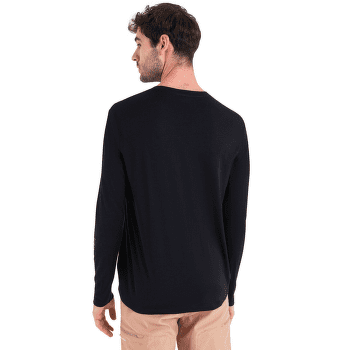 Triko dlouhý rukáv Icebreaker Merino 150 Tech Lite III LS Tee Peak Glow Men Black
