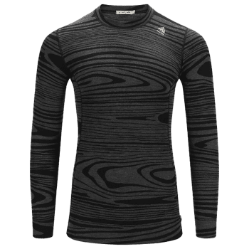 Triko dlouhý rukáv Aclima WarmWool Crew Neck Man Black Motion
