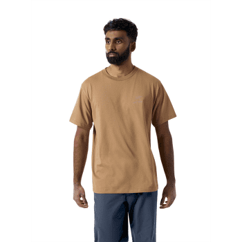 Triko krátký rukáv Arcteryx Kragg SL Cotton Bird Word SS Men Alpine Blue / Stone Red