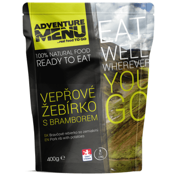 Strava Adventure Menu Vepřové žebírko s bramborem