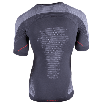 Triko krátký rukáv UYN Evolutyon UW Shirt LS Men Charcoal/White/Red