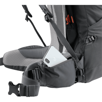 Batoh deuter Futura Air Trek 60 + 10 black-graphite
