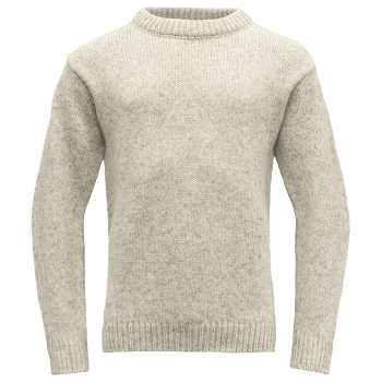 Svetr Devold Nansen Sweater Crew Neck 770A GREY MELANGE