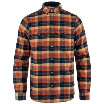 Košile dlouhý rukáv Fjällräven Singi Heavy Flannel Shirt Men Autumn Leaf-Dark Navy