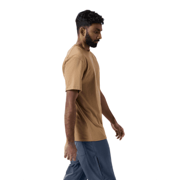Triko krátký rukáv Arcteryx Kragg SL Cotton Bird Word SS Men Alpine Blue / Stone Red