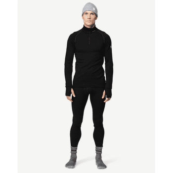 Pulover (3/4 Zapínání) Devold Expedition Zip Neck Men 950 BLACK