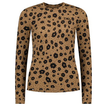 Triko dlouhý rukáv Mons Royale Cascade Merino Base Layer Long Sleeve Women Aoraki Lily Toffee
