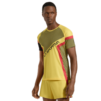 Triko krátký rukáv La Sportiva FLOW T-SHIRT Men Black/Yellow