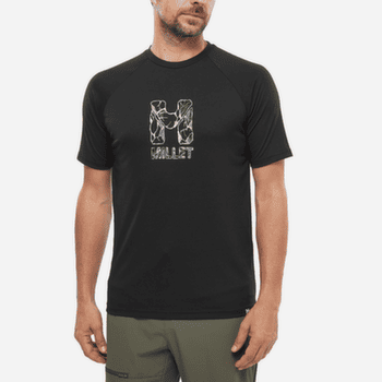 Triko dlouhý rukáv Millet CIMAI NATURAL TS SS Men GRAPE LEAF/BLACK