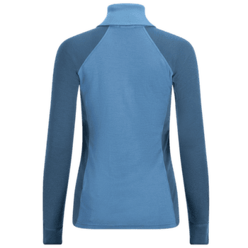 Triko dlouhý rukáv Aclima WarmWool Polo Women Blue Fusion/Midnight Navy