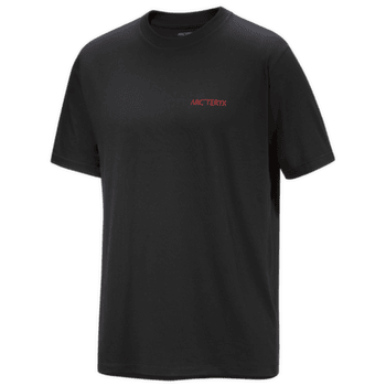 Triko krátký rukáv Arcteryx Kragg SL Cotton Blurred Bird SS Men Black/Dynasty