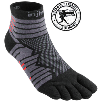 Ponožky Injinji Run Ultra Run Mini Coolmax ONYX