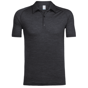 Triko polo Icebreaker Sphere SS Polo Men (103699) Black HTHR IBANS_00728