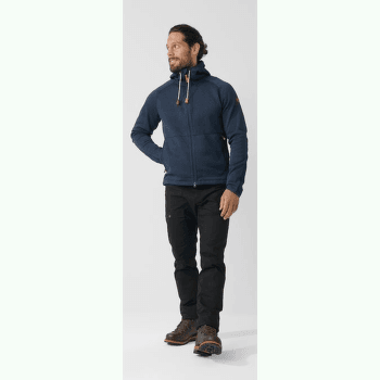 Mikina Fjällräven Ovik Fleece Hoodie Men Dark Grey 030