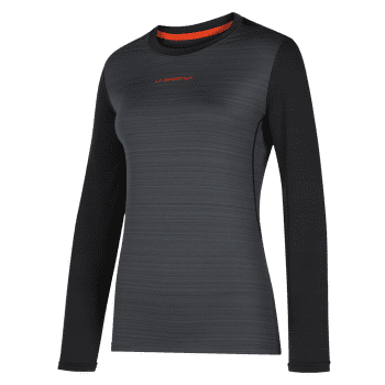 Triko dlouhý rukáv La Sportiva TOUR LONG SLEEVE Women Carbon/Cherry Tomato