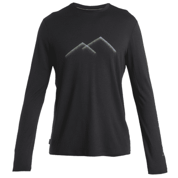 Triko dlouhý rukáv Icebreaker Merino 150 Tech Lite III LS Tee Peak Glow Men Black