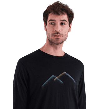 Triko dlouhý rukáv Icebreaker Merino 150 Tech Lite III LS Tee Peak Glow Men Black