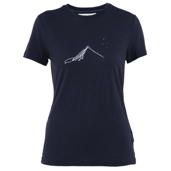 Triko krátký rukáv Icebreaker Merino 150 Tech Lite SS Tee Southern Constellation Women Midnight Navy