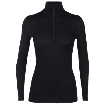 Triko dlouhý rukáv Icebreaker Merino 200 Oasis LS Half Zip Women Black