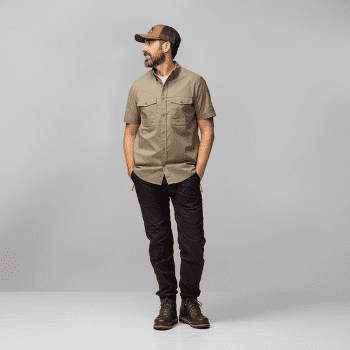 Košile krátký rukáv Fjällräven Övik Air Stretch SS Shirt Men Laurel Green