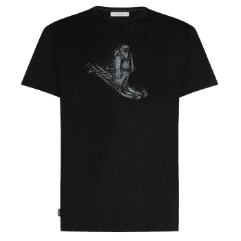 Triko krátký rukáv Icebreaker Merino 150 Tech Lite SS Tee Skiing Yeti Men BLACK