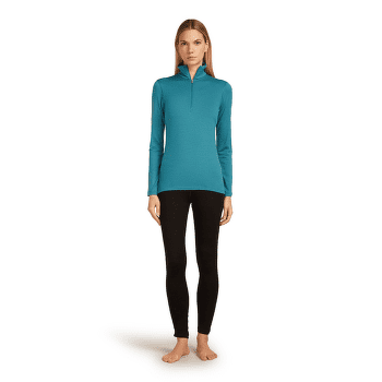 Triko dlouhý rukáv Icebreaker Merino 200 Oasis LS Half Zip Women Black