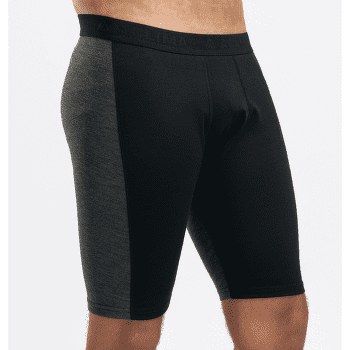 Kraťasy Aclima WarmWool Long Shorts W/Windwool Men Jet Black / Marengo