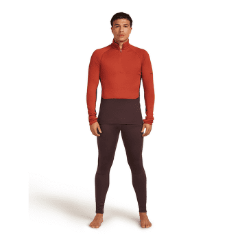 Triko dlouhý rukáv Icebreaker Merino 260 ZoneKnit™ LS Half Zip Men JAVA/AGATE/CB