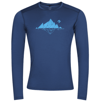 Triko dlouhý rukáv Direct Alpine Furry Long 3.0 navy (Glacial lake)