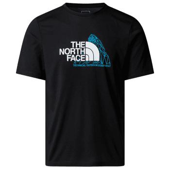 Triko krátký rukáv The North Face MOUNTAIN FOUNDATION SS TEE-GRAPHIC Men TNF BLACK