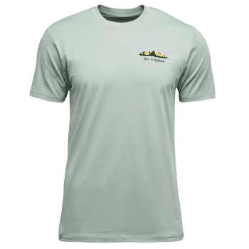 Triko krátký rukáv Black Diamond Mountainscape SS Tee Men Agave