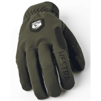 Rukavice Hestra Ergo Grip Wool Touring - 5 finger Dark forest / Black