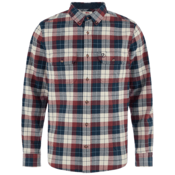Košile dlouhý rukáv Fjällräven Singi Heavy Flannel Shirt Men Dark Navy-Maroon