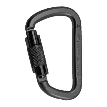 Karabina Rock Empire Steel Carabiner D KL-2T Black černá 008