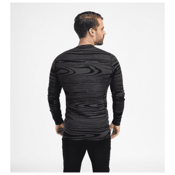 Triko dlouhý rukáv Aclima WarmWool Crew Neck Man Black Motion