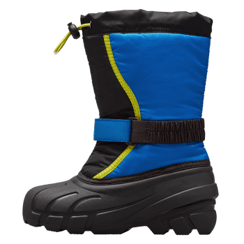 Boty Sorel Childrens Flurry™ Black, Super Blue 014