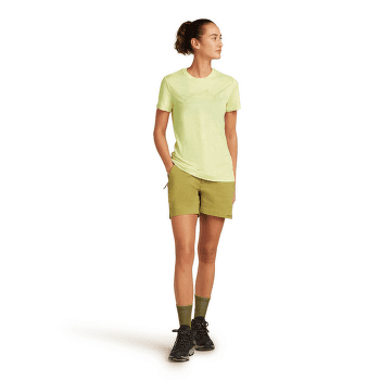 Triko krátký rukáv Icebreaker Merino 150 Tech Lite SS Tee Airbourne Squirrel Women CITRINE