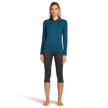 Triko dlouhý rukáv Icebreaker Merino 260 Tech LS Half Zip Women Black