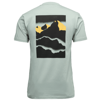 Triko krátký rukáv Black Diamond Mountainscape SS Tee Men Agave