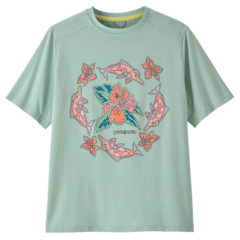 Triko krátký rukáv Patagonia Capilene® Silkweight T-Shirt Kid Riverbloom: Thin Ice