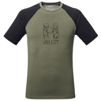 Triko dlouhý rukáv Millet CIMAI NATURAL TS SS Men GRAPE LEAF/BLACK