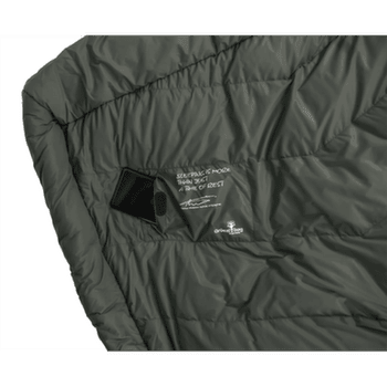 Spacák Grüezi bag DownWool Summer Comfort 2.0 Links Deep Forest